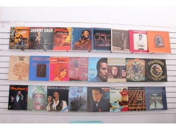 Group Of Vintage LP33 Vinyl Records - Tom Jones, Johnny Cash, Elvis Presley & More