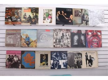 Group Of Vintage LP33 Vinyl Records - Pink Floyd, Fleetwood Mac, Aorta, Steppenwolf, Rolling Stones & More