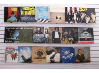 Group Of Vintage LP33 Vinyl Records - The Police, Michael Jackson, Traffic, Blondie, Foreigner & More