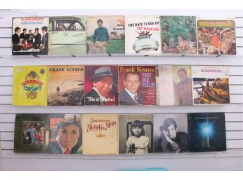 Group Of Vintage LP33 Vinyl Records - Barbra Streisand, Frank Sinatra & More