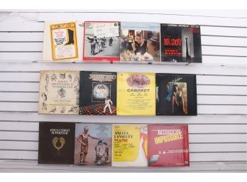 Group Of Vintage LP33 Vinyl Records - Broadway & Soundtracks