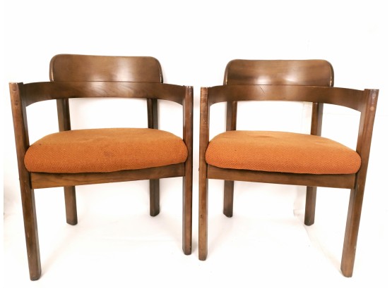 Pair Of Mid Century Office Chairs By Boling Chairs
