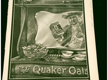 1899 Harpers Weekly Quaker Oats Advertisment