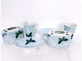 2 Royal Ames Butterfly Bathroom Sets