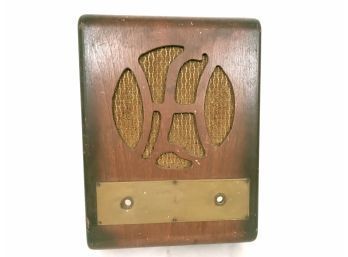 Vintage American Radio Wood Case