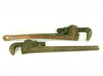2 Rigid 24 Pipe Wrenches