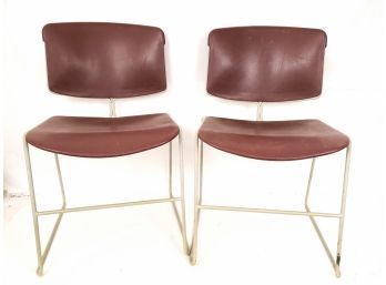 Pair Of Steelcase Max Stacker Chairs