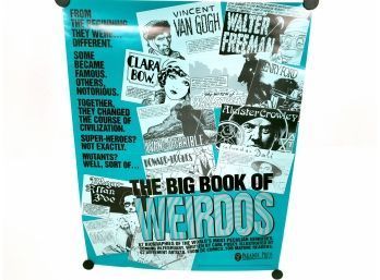 Paradox Press Big Book Of Weirdos Promotional Poster