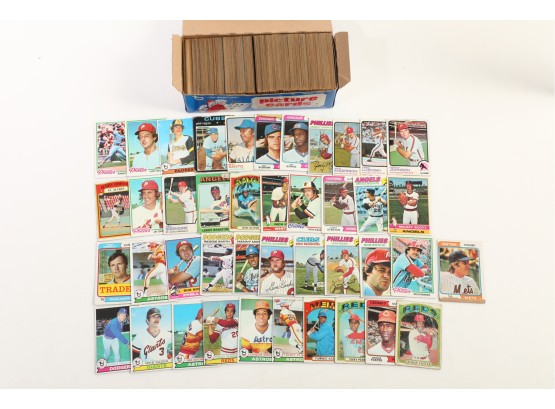 Lot Of 500 - Assorted Mixed 1970'S Topps Baseball Cards