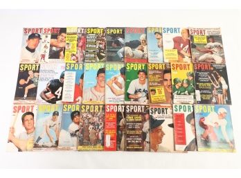 Lot Of 27 - Vintage Sport Magazines - Manly 1950's Issues - Willie Mays And Mickey Mantle On Cover.