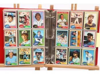 1981 Topps Baseball Card Set - Valenzuela And Baines RC. - Missing A Few Cards