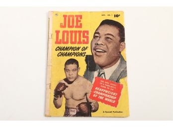 Joe Louis Famous Heavy Weight Boxer #1 Comic Book.