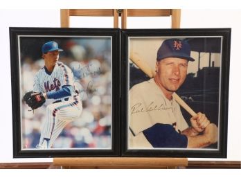 Lot Of 16 - New York Mets Signed And Unsigned 8x10'S - Shamsky, Swoboda, Cone, Ashburn