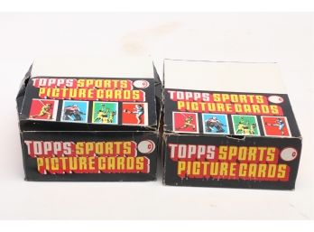 Lot Of 2 - 1987 Topps Baseball Rack Pack Boxes - 1 Lot! Barry Bonds RC PSA 10!