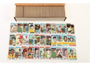 1974, 1976, 1977 Topps 800 Ct Box Of Assorted Cards - Minors Stars, Team Cards Etc.