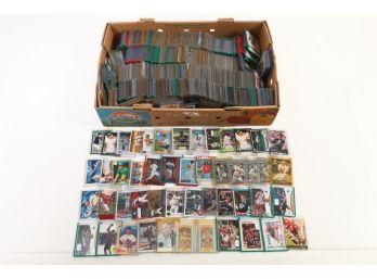 Large Box With Hall Of Famer Assortment Of Sports Cards - Fresh From Weston's Storage.