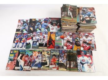 Large 16x20 Box Full Of Beckett, Tuff Stuff, Sports Illustrated Magazines - At Least 100 Magazines