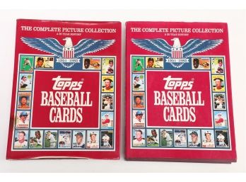 1952-1986 Topps Baseball Card Complete Collection - Lot Of 2 Books