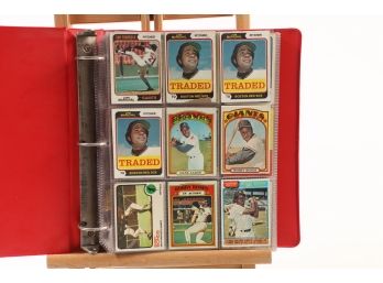 Vintage 1970's And 1980's Star Card Binder Full Of Premium Star Cards
