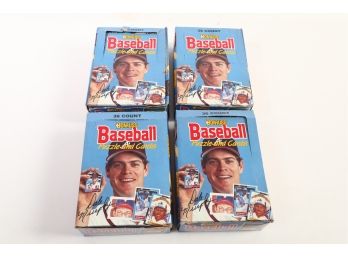 1988 Donruss Wax Box - Baseball Card Pack Lot - 4 Wax Boxes (144 Packs)