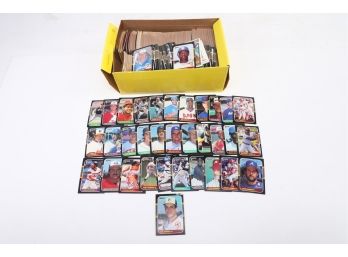 Misc Box Lot Of Donruss Baseball Cards, Poor Condition