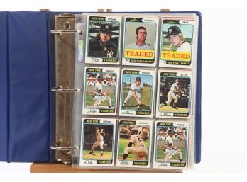 400-500 Topps New York Yankees Baseball Card Lot - 1974's - Mostly 80's And 90's