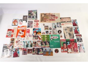 Assorted Pete Rose Misc Sports Cards, Oddball And Magazines - Topps Supers And More.