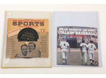 New York Yankees 45's - Babe Ruth/Lou Gehrig And Mickey Mantle - Key Sports Records