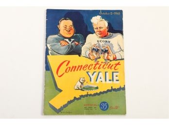 1948 Yale College And UConn College Sports Program.