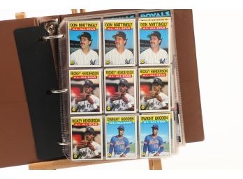 250-300 Topps 1979-1986 Card Binder - Assorted Mix - Minors, Semi's And Star Cards