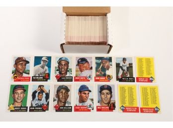 1953 Topps Archives Baseball Card Set With Aaron, Robinson, Williams, Mays, Mantle, Paige