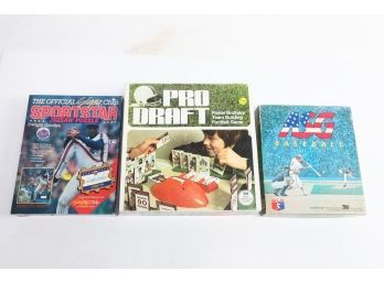 Lot Of 3 - Vintage Sports Board Games