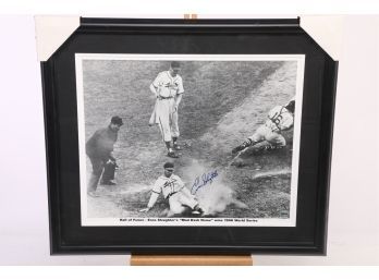 Signed Enos Slaughter Signed 8x10 Photo - 100 Guaranteed Genuine
