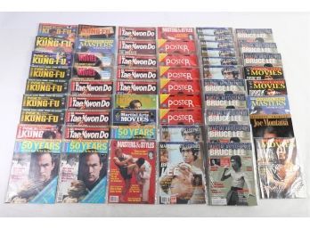 Large Lot Of Kung Fu Related Magazines