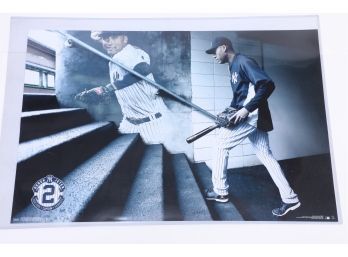 Large Derek Jeter Oversized New York Yankees Poster With Protector