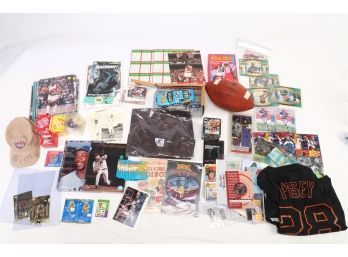 Hoge Poge Sports Memorabilia Box - Autographs, Cachets, Books, Signs, Cards, Photos Etc
