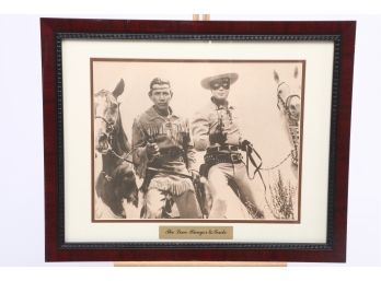 Framed - The Lone Ranger And Tonto 8x10 - Professionally Framed