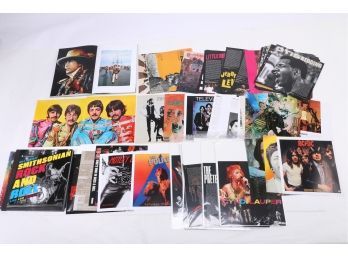 Large Lot Of Assorted Music Related Photography And Books