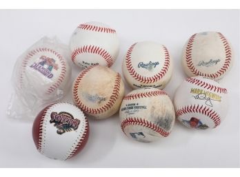 Lot Of 8 - Assorted Unsigned Baseballs - Great For Signatures