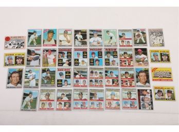 Mixed Lot Of Topps Baseball Cards - Most Late 60s And 70s
