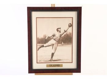 Ty Cobb Framed 16x20 Photo - Very Desirable Image