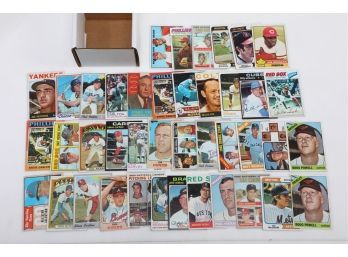 Lot Of 40 - Assorted Star Cards - 1960's-1970's Lot - Steve Carlton,  Ford Frick, Rod Carew