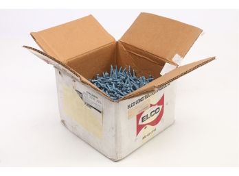 One Carton Of Approximately 1000 - Blue Stalgard 2 3/4' X 1/4' Hex Washer Head Screws