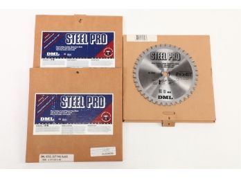 3 - DML Steel Pro 8 1/4'X 5/8' X 40T Steel Cutting Carbide Blades