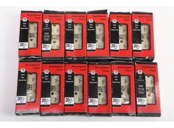 12 Pieces - Pass & Seymore  - Legend 20 AMP Outlet Ivory