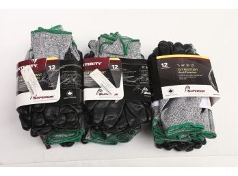 36 Pairs Of Superior Cut Resistance Gloves