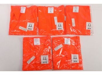 5 PIP Orange Safety Vests In Original Packaging 5xl