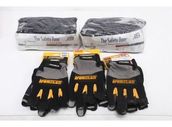 3 Dozen 55 Percent  Nitril & 45 Percent Nylon - Size XL - New & 3 Pair Of Ironclad Framer Gloves