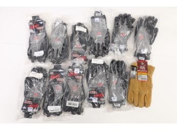 Ninja Thermforce Gloves - 11 Pairs - New And 1 Pair Majestic Thinsulate Leather - New