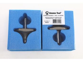 2 - Amana Tool Corner Round 1' Radius 1/2' Shank - New